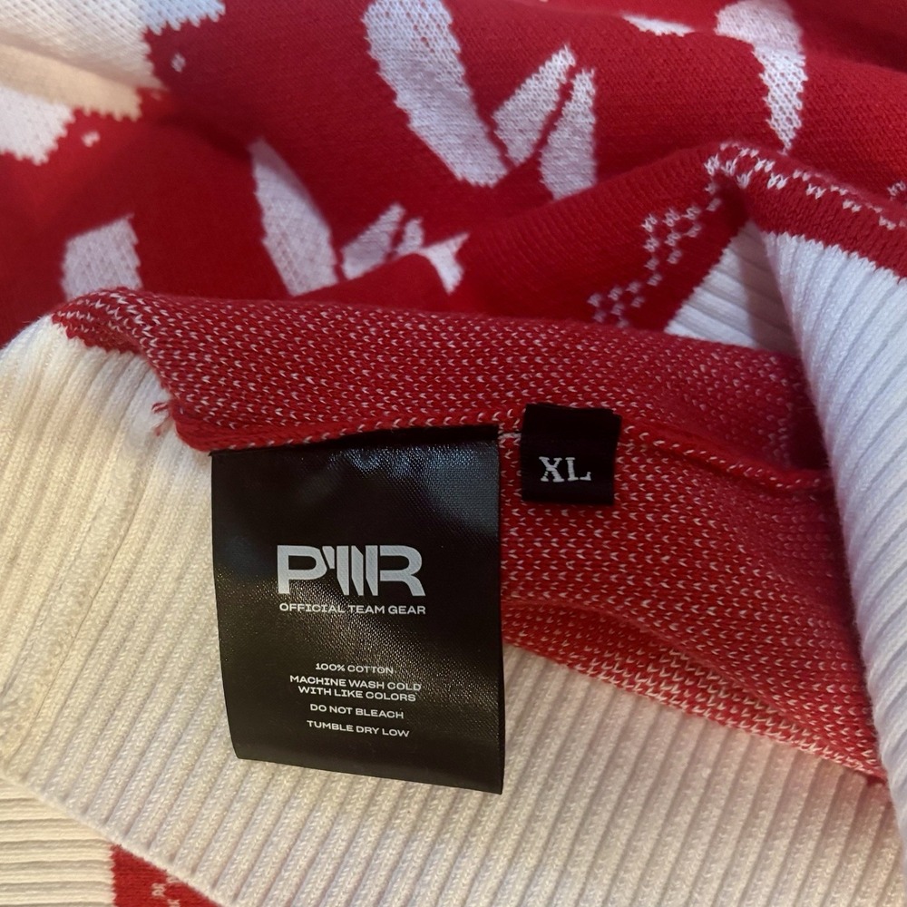 PWR.SUPPLY Sweater PWR UP Lightning Bolt Snowflake Gaming &Content Creator Sz XL - Picture 6 of 8